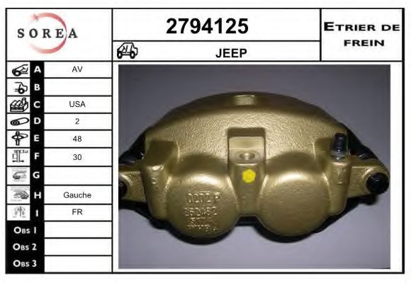 2794125 EAI Brake System Brake Caliper