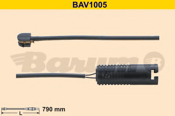 BAV1005 BARUM Brake System Warning Contact, brake pad wear