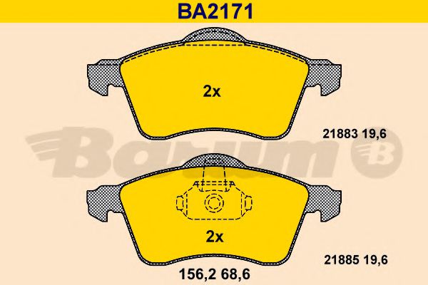 BA2171 BARUM Brake System Brake Pad Set, disc brake