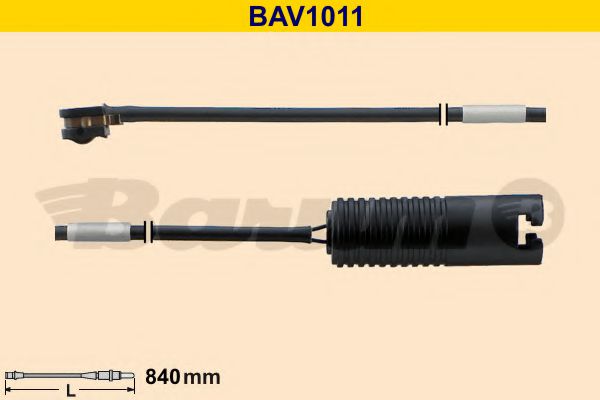 BAV1011 BARUM Warning Contact, brake pad wear