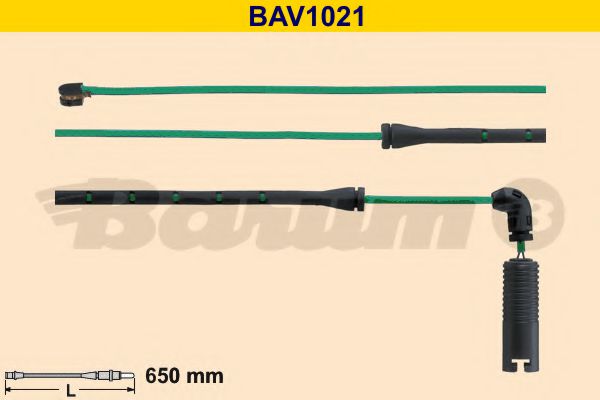 BAV1021 BARUM Warning Contact, brake pad wear