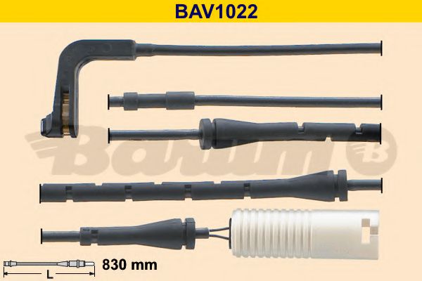 BAV1022 BARUM Тормозная система Сигнализатор, износ тормозных колодок