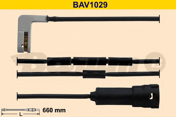 BAV1029 BARUM Тормозная система Сигнализатор, износ тормозных колодок