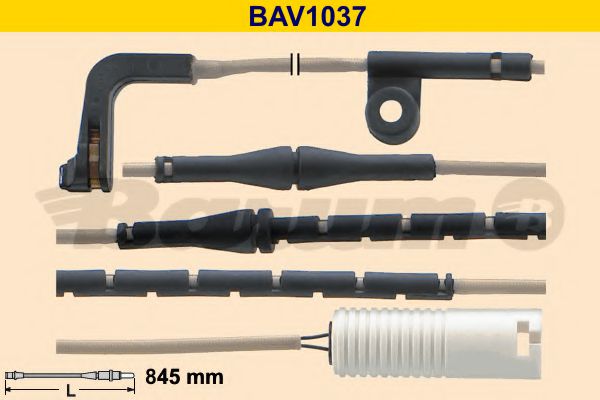 BAV1037 BARUM Тормозная система Сигнализатор, износ тормозных колодок