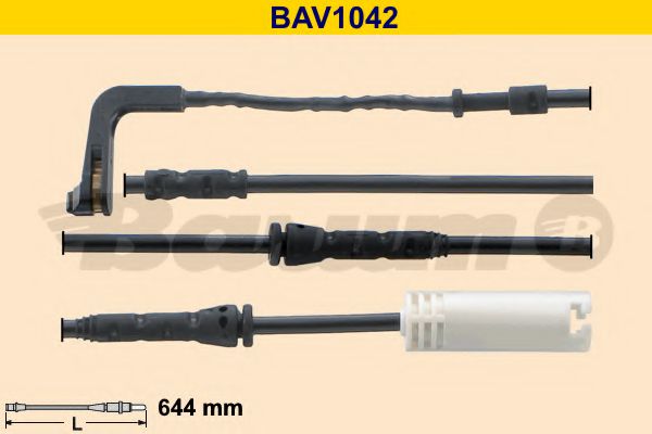 BAV1042 BARUM Warning Contact, brake pad wear