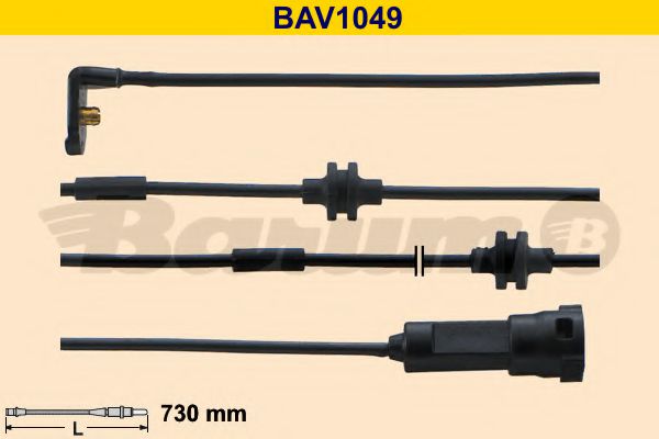 BAV1049 BARUM Тормозная система Сигнализатор, износ тормозных колодок