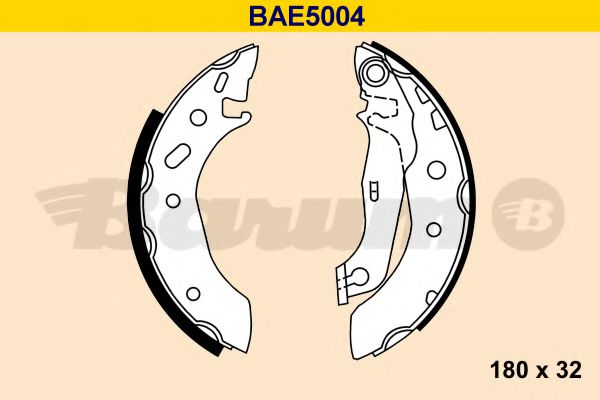 BAE5004 BARUM Brake System Brake Shoe Set