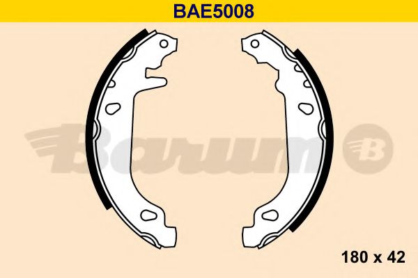 BAE5008 BARUM Brake Shoe Set
