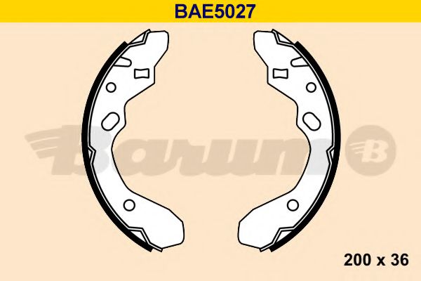 BAE5027 BARUM Brake Shoe Set
