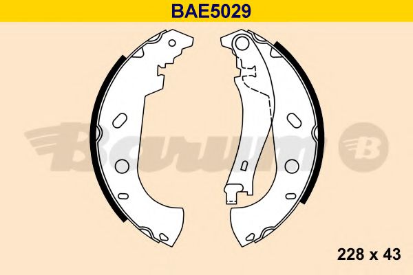 BAE5029 BARUM Brake Shoe Set