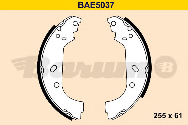 BAE5037 BARUM Brake System Brake Shoe Set