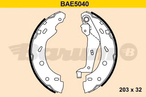 BAE5040 BARUM Bremsanlage Bremsbackensatz