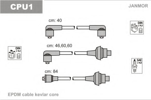 CPU1 JANMOR Ignition Cable Kit