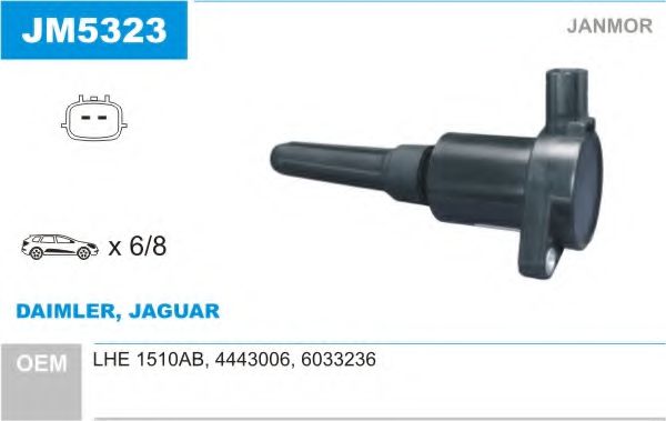 JM5323 JANMOR Ignition System Ignition Coil