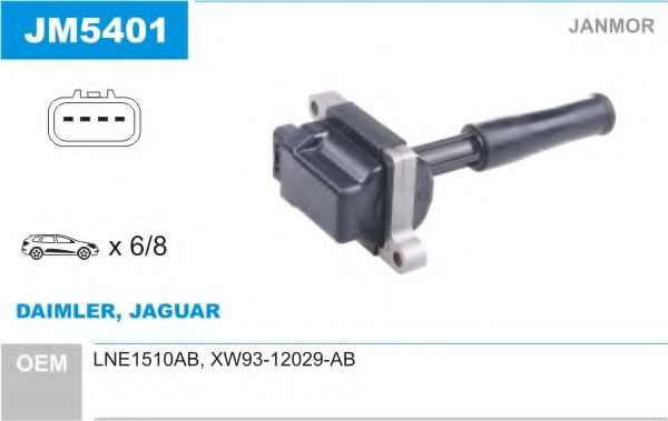JM5401 JANMOR Ignition System Ignition Coil