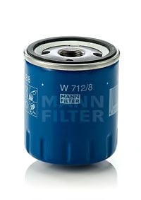 W 712/8 MANN-FILTER Масляный фильтр