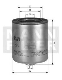 WK 9048 x MANN-FILTER Fuel Supply System Fuel filter