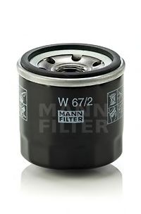 W 67/2 MANN-FILTER Lubrication Oil Filter