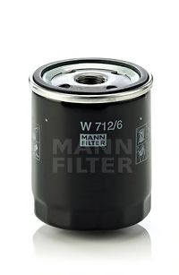 W 712/6 MANN-FILTER Lubrication Oil Filter