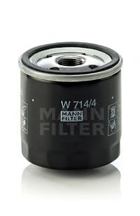 W 714/4 MANN-FILTER Lubrication Oil Filter