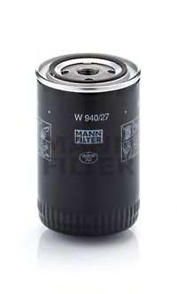 W 940/27 MANN-FILTER Lubrication Oil Filter