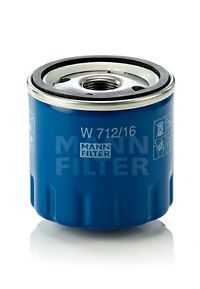 W 712/16 MANN-FILTER Lubrication Oil Filter