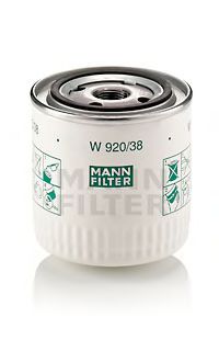 W 920/38 MANN-FILTER Смазывание Масляный фильтр