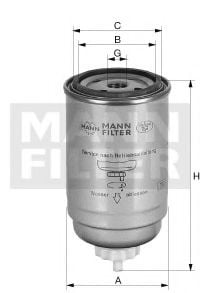WK 940/7 Fuel Supply System Fuel filter