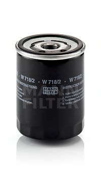 W 718/2 MANN-FILTER Lubrication Oil Filter