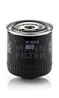 W 920/8 MANN-FILTER Смазывание Масляный фильтр