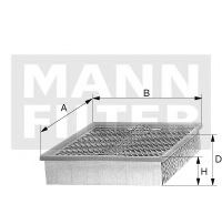 C 23 121/2 MANN-FILTER Air Supply Air Filter