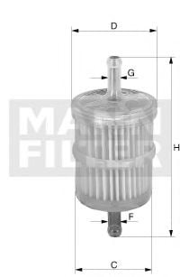 WK 44/4 Fuel Supply System Fuel filter