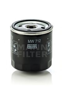 MW 712 MANN-FILTER Lubrication Oil Filter