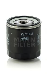 W 714/3 MANN-FILTER Lubrication Oil Filter
