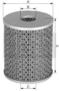H 932/2 t MANN-FILTER Lubrication Oil Filter