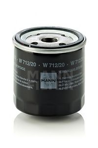 W 712/20 MANN-FILTER Lubrication Oil Filter