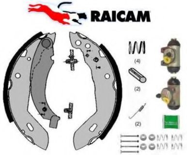 7085RP RAICAM Brake System Brake Shoe Set