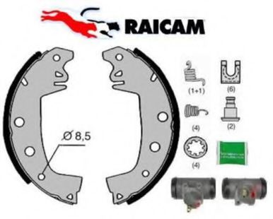 7094RP RAICAM Brake System Brake Shoe Set