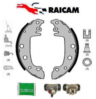7111RP RAICAM Brake System Brake Shoe Set