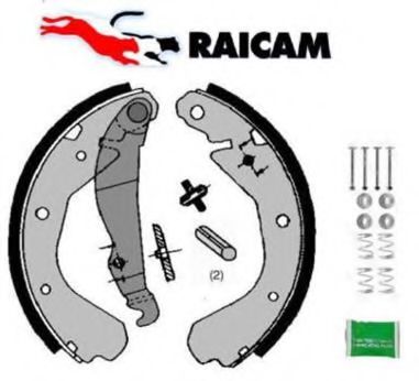 7136RP RAICAM Brake System Brake Shoe Set