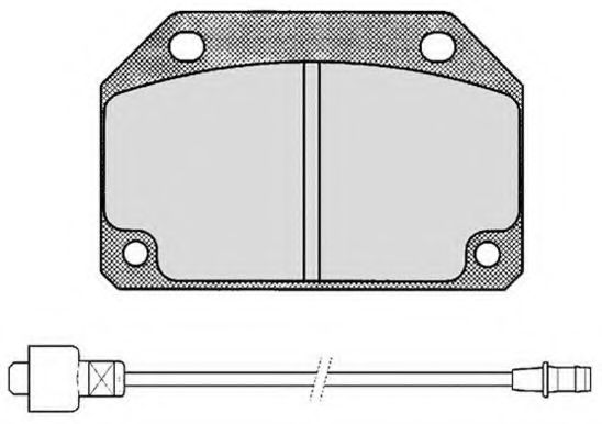 RA.0181.1 RAICAM Brake System Brake Pad Set, disc brake