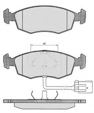 RA.0318.2 RAICAM Brake System Brake Pad Set, disc brake