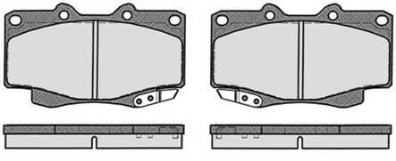 RA.0580.4 RAICAM Brake System Brake Pad Set, disc brake