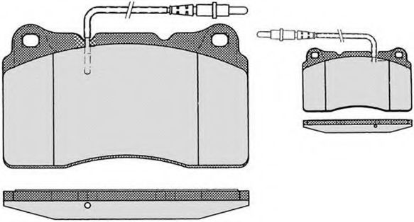 RA.0604.1 RAICAM Тормозная система Комплект тормозных колодок, дисковый тормоз