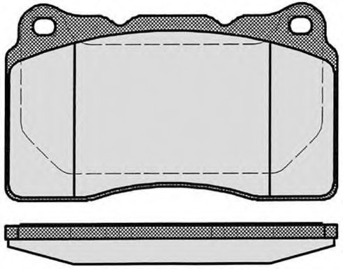 RA.0604.4 RAICAM Brake System Brake Pad Set, disc brake