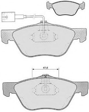RA.0615.2 RAICAM Brake System Brake Pad Set, disc brake