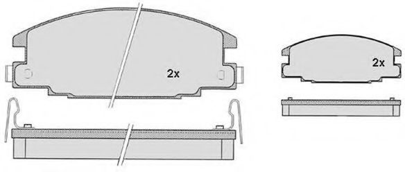 RA.0755.0 RAICAM Brake Pad Set, disc brake