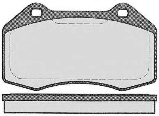 RA.0801.0 RAICAM Brake System Brake Pad Set, disc brake