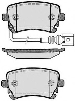 RA.0819.0 RAICAM Brake System Brake Pad Set, disc brake