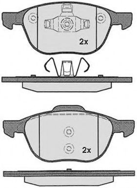 RA.0820.1 RAICAM Brake System Brake Pad Set, disc brake